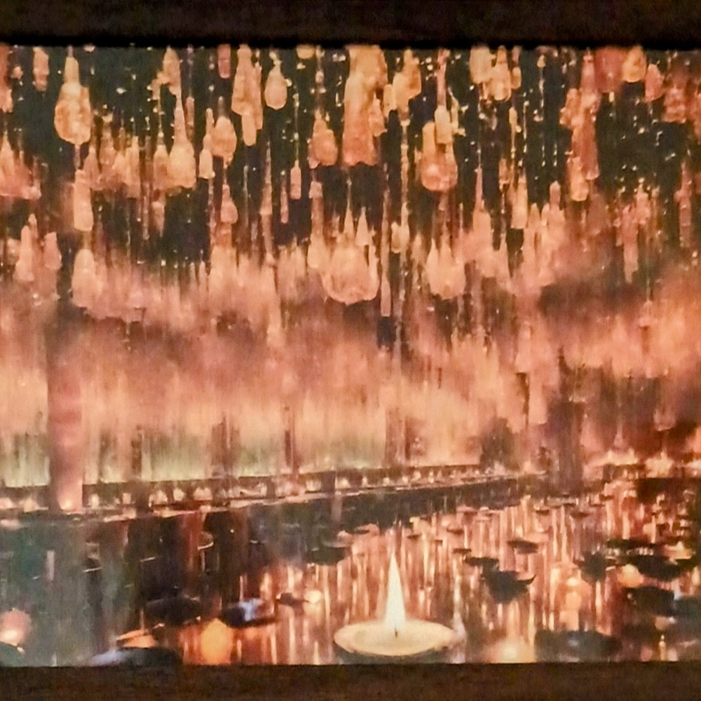 Abstract Candlelight Wall Art